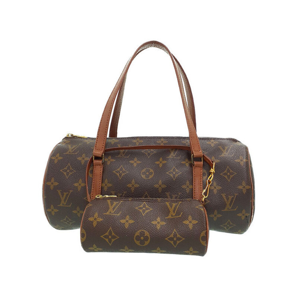 Louis Vuitton Shoulder Bag Papillon Monogram Leather Brown - Picture 2 of 8